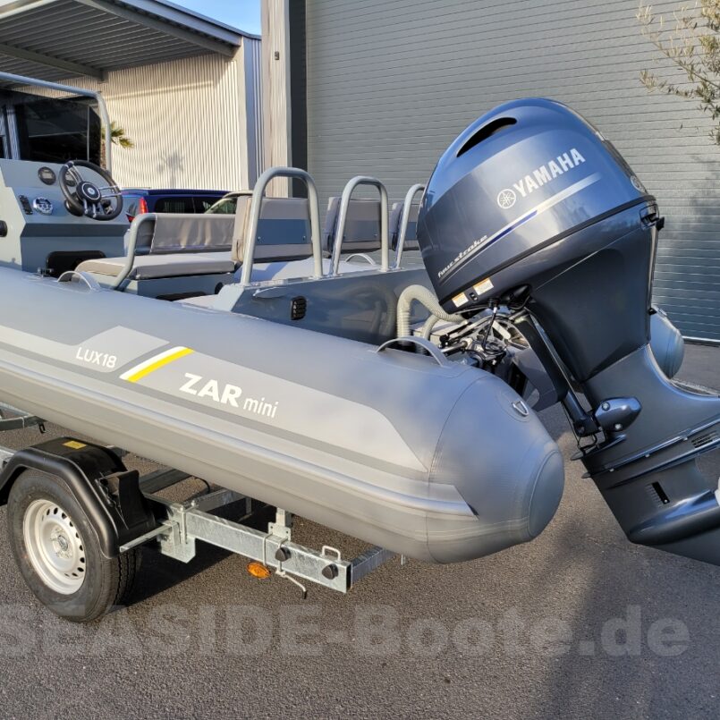 ZAR Mini LUX18 RIB Greyline, equipamiento especial + Yamaha 100CV, eslora 5,50 m ZAR Mini LUX18 RIB Greyline, equipamiento especial + Yamaha 100CV, eslora 5,50 m